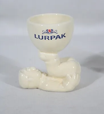 £19.63 • Buy Rare! Vintage Lurpak Advertisement Man Holding Egg Cup 3  Tall Never Used!