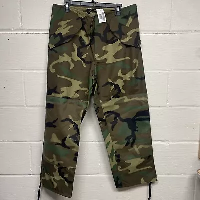 Military Trousers Cold Weather Camo Woodland Size Medium Short • $29.99