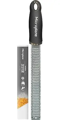 Microplane Premium Classic Series Zester Grater 18/8 Black • $28.83