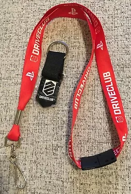 PlayStation 4 PS4 Drive Club Promo Lanyard & Keychain Bundle Collectible  • $22.49