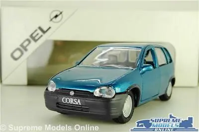 Opel Vauxhall Corsa Mk1 Model Car Turquoise 1:43 Gama Dealer Issue Mark One K8 • £29.99