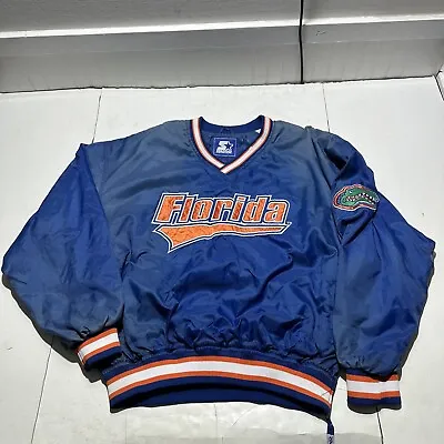 Vintage Starter Florida Gators Jacket Men's L Pullover Sweashirt University 90s • $18