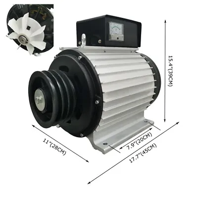 Frequency Conversion Brushless Rare Earth Permanent Magnet Generator 220V 10KW • $1509.30