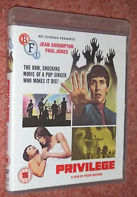 £27.25 • Buy Privilege Blu-ray & DVD Dual Format Edition Rare BFI Flipside & 30 Page Booklet