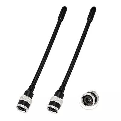 UHF Antenna 400-470MHz Two Way Radio Antenna With BNC Male Connector 2-Pack F... • $15.48