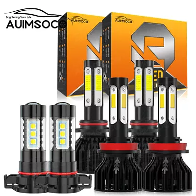 6000K Mini LED Headlight + Fog Light Bulbs For Chevy Suburban Tahoe 2007-2014 • $49.99