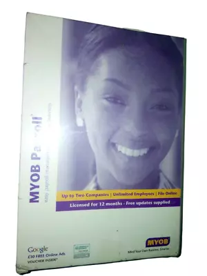 $28.65 • Buy Myob Payroll Software - New In Box - Ex Display Stock - Vintage ---