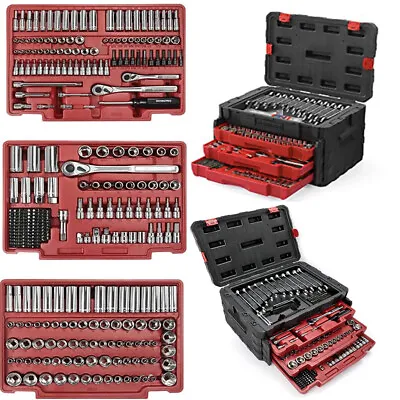 WORKPRO 450-Piece Mechanics Tool Set Professional Tool Kit  Heavy Duty Case Box • $224.09