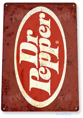 $9.50 • Buy TIN SIGN Dr Pepper Old Metal Décor Wall Art Kitchen Store Bar A775