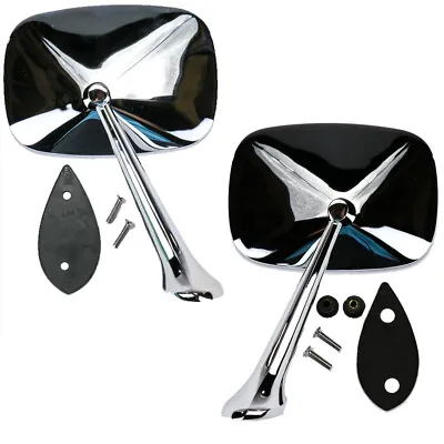 1968 -1974 Corvette Outside Mirror SET Small Head Right + Left + Hardware C3 NEW • $107.91