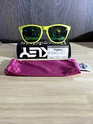 Oakley Frogskins Heaven & Earth Sunglasses OO9013-14 Matte Fern Jade Polarized • $175