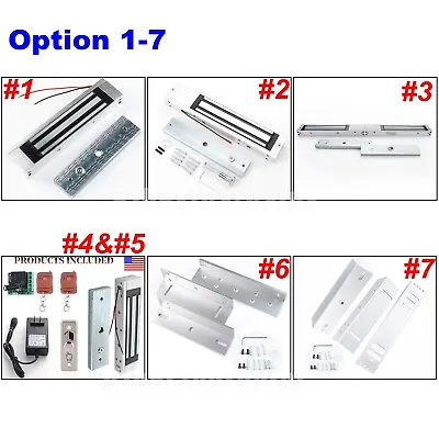 Access Control Electric Magnetic Door Lock 180/280KG Holding Force Single Double • $22.98