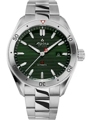 Alpina AL-525GR5AQ6B Alpiner 4 Automatic Mens Watch 45mm 10ATM • $2038.19