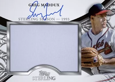 2023 Topps Sterling Greg Maddux Patch Auto Topps Bunt Digital Card • $7.99