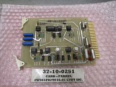 Ferral W981F82T016-01 Rev B Signal Conditioning Board • $799.99