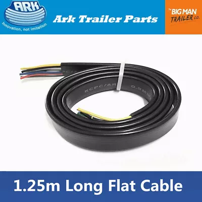 ARK 7 Core Flat Trailer Cable Wiring Car Wire Connect PVC Cover 1.25m Long UB • $27.50