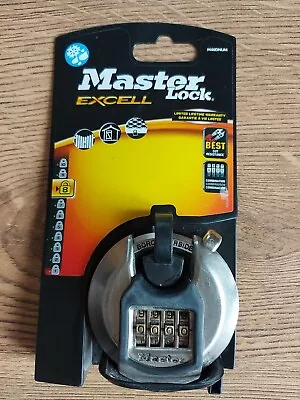 Master Lock Excellen 4 Digit Combination 70cm Padlock M40dnum Security 8 Unused • £20