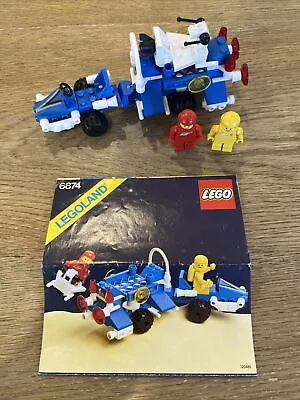 LEGO 6874 CLASSIC SPACE MOON ROVER  100% Complete With INSTRUCTIONS No Box. • $95