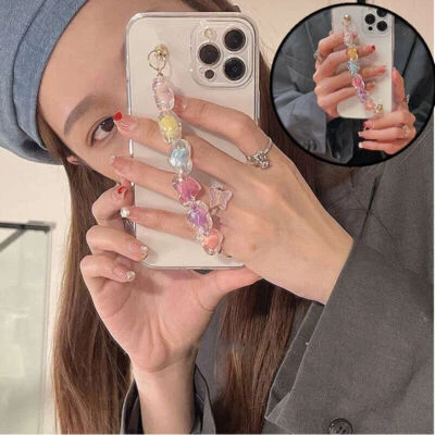 $3.75 • Buy XR X XS 7 8 Plus Love Heart Bracelet Wrist For Iphone 13 Pro Chain CaseMiNi