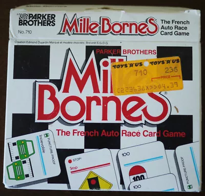 Mille Bornes: The French Auto Race Card Game (Parker Brothers 1982) • $15
