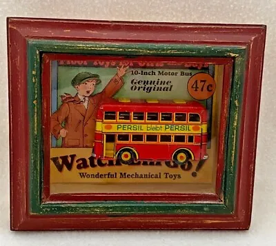 Vandor Framed Vintage Persil Toy Bus Shadow Box Wall Art  Toys In The Cupboard  • $25