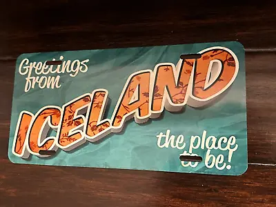 ICELAND 6 X12  License Plate Sign • $9.95