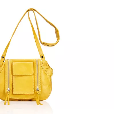 $34.50 • Buy TREESJE Trend Crossbody Mustard Leather Handbag, Tote, Hobo,Clutch