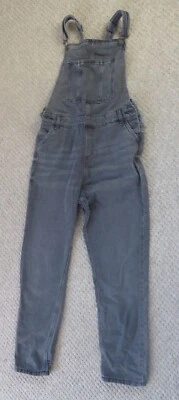 £0.99 • Buy Girls Marks And Spencer Black Denim Dungerees Age 13-14 Years