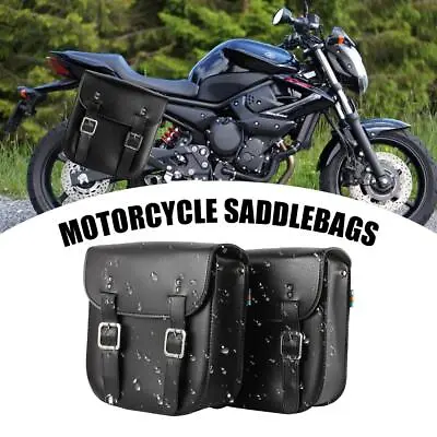 $65.99 • Buy Saddle Bags Tool Bag Saddlebags For Yamaha V Star XVS 250 650 950 1100 Custom