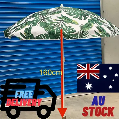 $27.99 • Buy New Design Beach Umbrella Sun Shade Parasol Shelter Garden Patio Outdoor AU