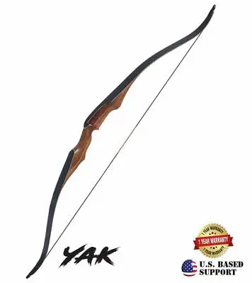 Farmington Archery Yak 60  One Piece Traditional Wooden Hunting Bow • $169.99