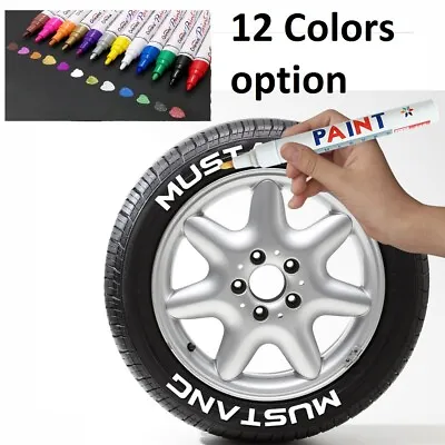 13512 Colors Paint Pen Marker Car Tyre Tire Metal Permanent Pens Universal • £11.99