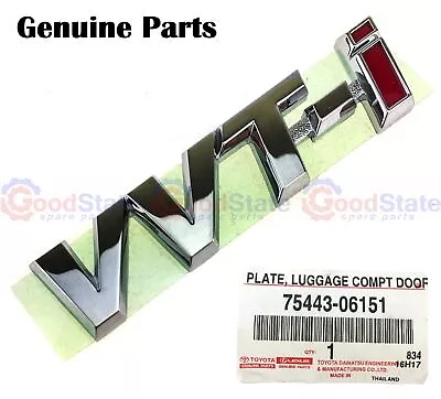 Genuine Toyota Camry ACV31 ACV30 Rush F700 VVT-i Badge Emblem Plate Chrome Red • $9.40