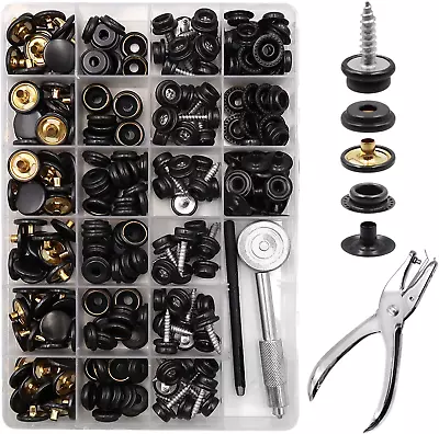 High-Quality Canvas Snap Kit - Marine Grade Stainless Steel Snaps With Screws • $24.52