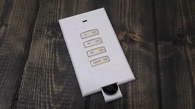 X-10 Pro PHW04D White Slim Wireless Wall Switch  • $16.99