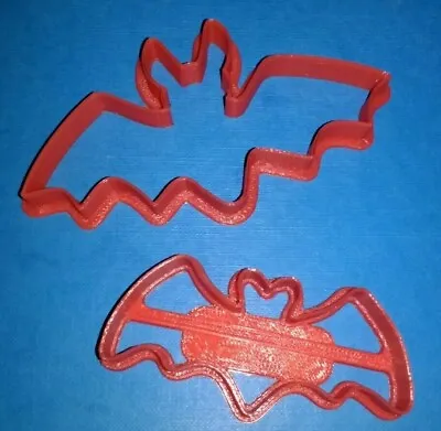 Bats Cookie Cutter (0067) - 3D Printed - High Quality Red • £3.99