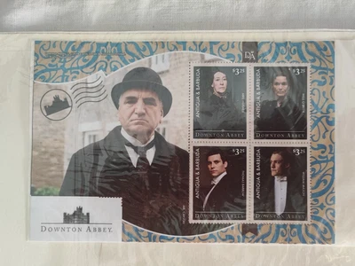 £7.50 • Buy Antigua & Barbuda 2014 MNH Downton Abbey Carson 4v M/S TV Series StampsAntigua