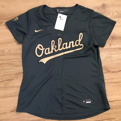 Nike MLB Oakland Athletics 2022 All-Star Game Jersey Gray Women's Large $197 • $44