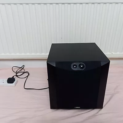 Black 130W Active YAMAHA NS-SW200 Powered SUBWOOFER Auto STANDBY • £170
