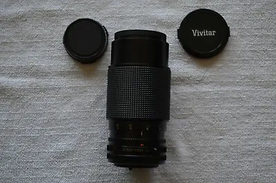 VIVITAR 75-205MM 75-200/1:3.5-4.5  IN CANON FD MOUNT ~ W/Case & Hoya • $20