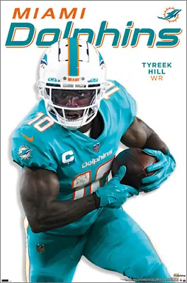 Tyreek Hill TRAILBLAZER Miami Dolphins Official NFL Action 22x34 POSTER • $12.74