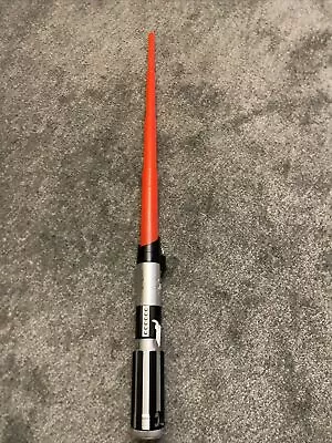 Star Wars Darth Vader Lightsaber 2015 Hasbro Flick Out Red Cosplay Prop • £12.99