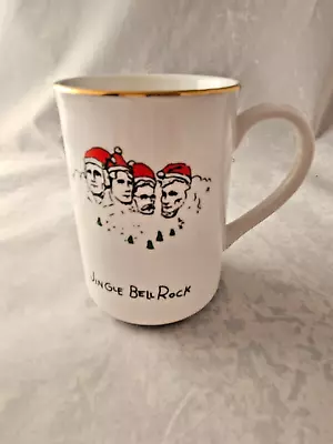 JINGLE BELL ROCK  MUG Vtg 1999 Merry Masterpieces  Christmas  Mug  1st Ed EC • $4.99