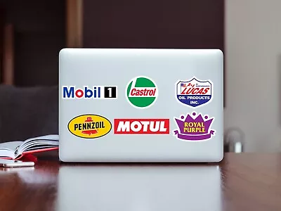 Mobil 1 Castrol Lucas Oil Pennzoil Motul Royal Purple Car Sticker Decals • $4.99