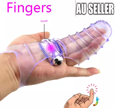 Finger Vibrator Vagina Clitoris Stimulator Massager Tongue Vibrator Sex Toys  • $14.99