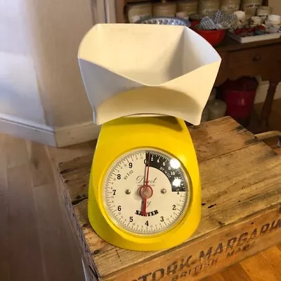 Vintage Set Salter Duet Kitchen Weighing Scales – Bright Yellow! – • £19.99