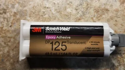 3M Scotch-Weld Epoxy Adhesive DP125 Translucent Feb24 • $24.75