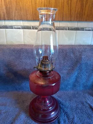 Vintage Eagle Oil Lamp Ruby Red (See Description And Photos) • $49.99