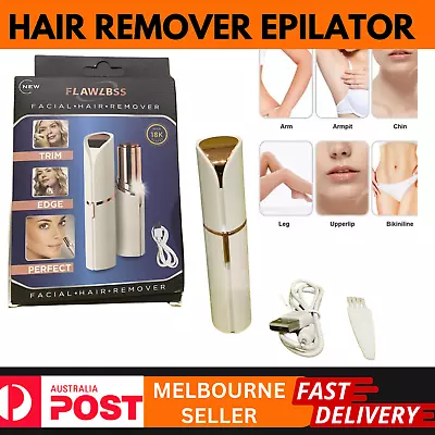 Hair Remover Skin Women Painless Face Facial Finishing Touch Epilator Au Seller • $20.36