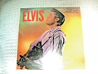 Elvis Presley Elvis 1956 RCA-LPM 1382 Deep Groove Ad Back • $39.99